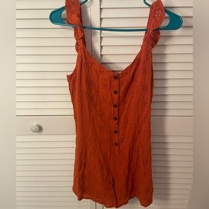 Orange romper